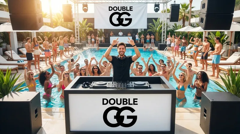 די ג'יי מנגן האוס במסיבת בריכה